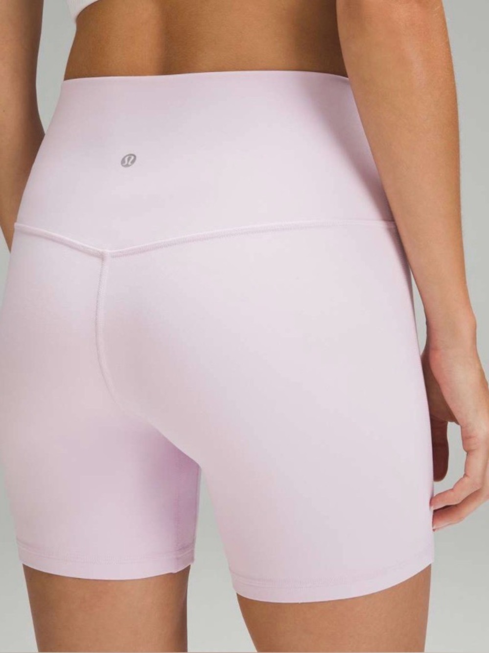 LULULEMON Align High-Rise Short 8" RARE PINK Organza LIMITED EDT Size 2 NWT - Picture 2 of 8